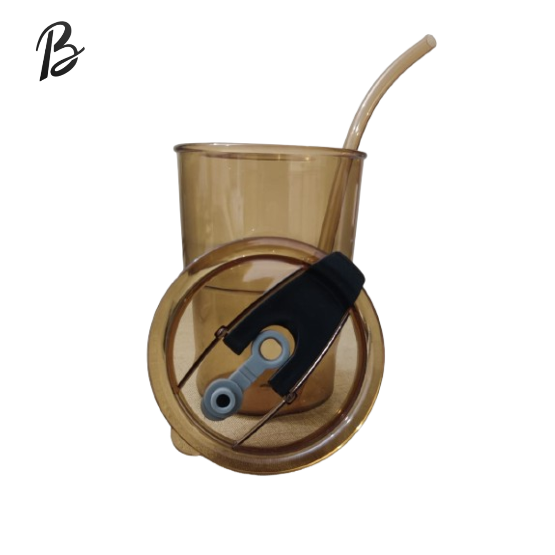 Transparent Bamboo Cups Multi-Function (Straw & Sipping)